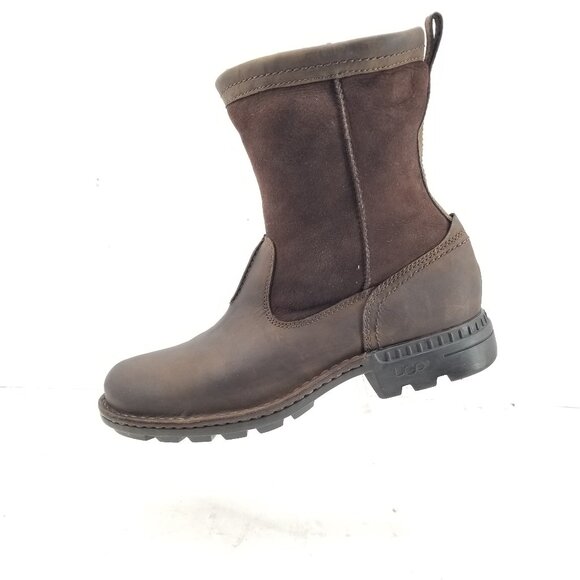 UGG | Shoes | Ugg Hartsville Sheepskin Leather Boots Brown  display picture 1